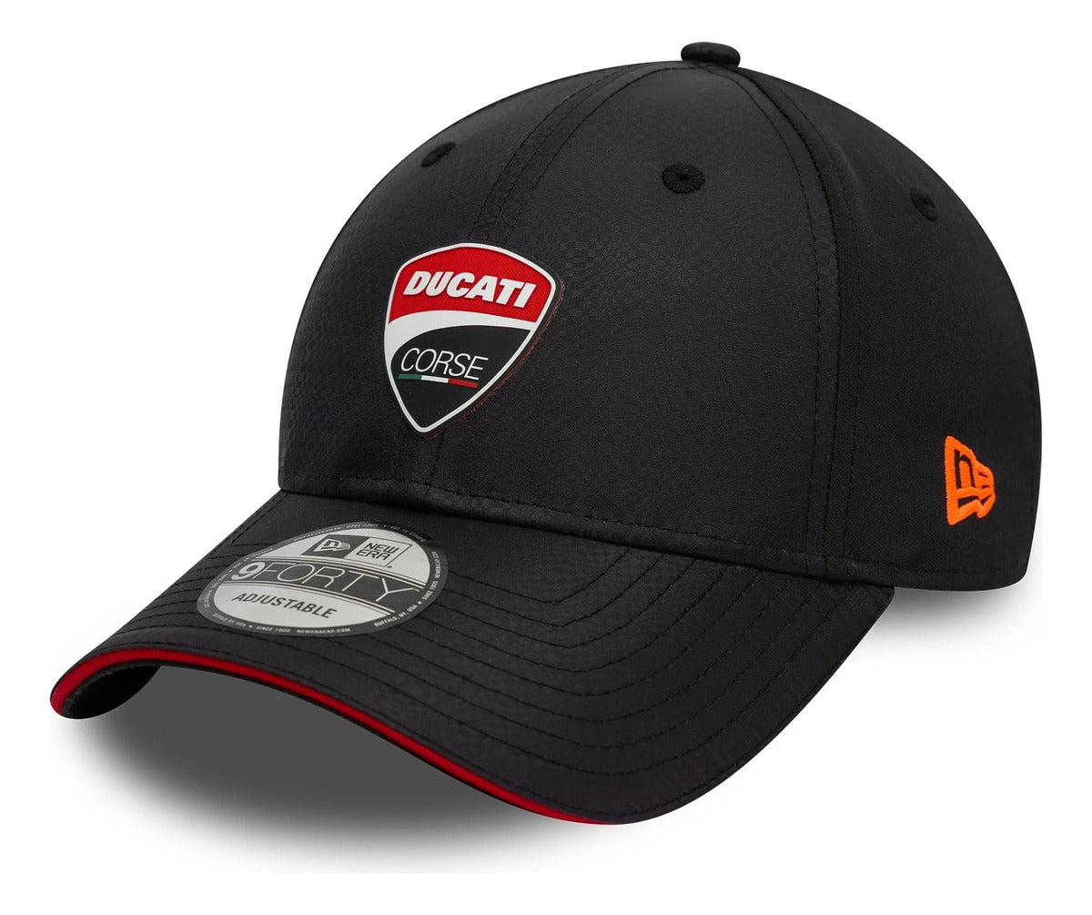 New Era Ducati Gradient Print 9forty Black Curved Visor Cap