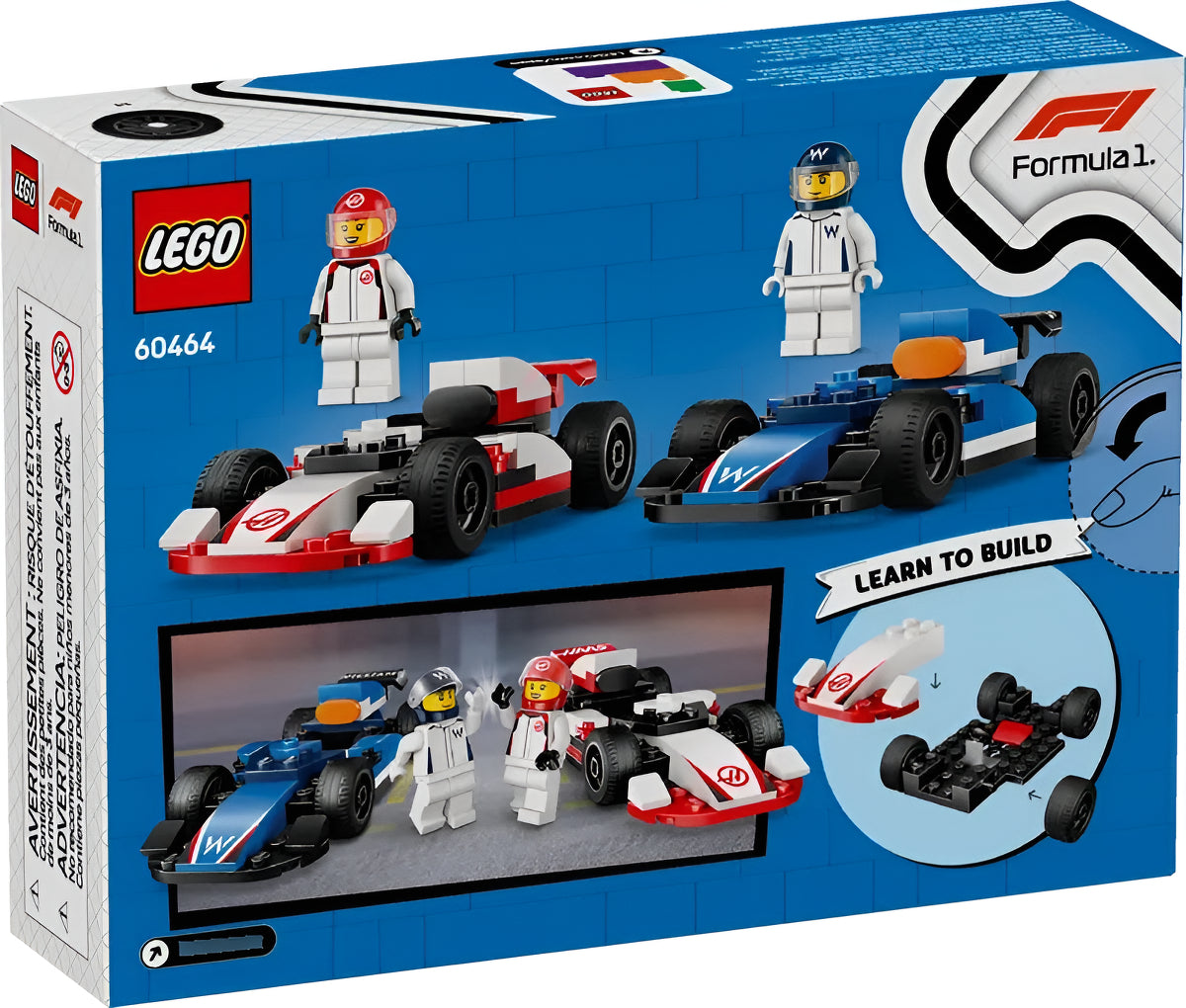 Lego City F1 Williams Y Haas, 92 Piezas Lego
