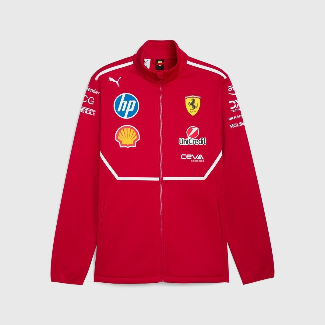 Softshell Ferrari Rp Team Jacket Red Temporada 2025