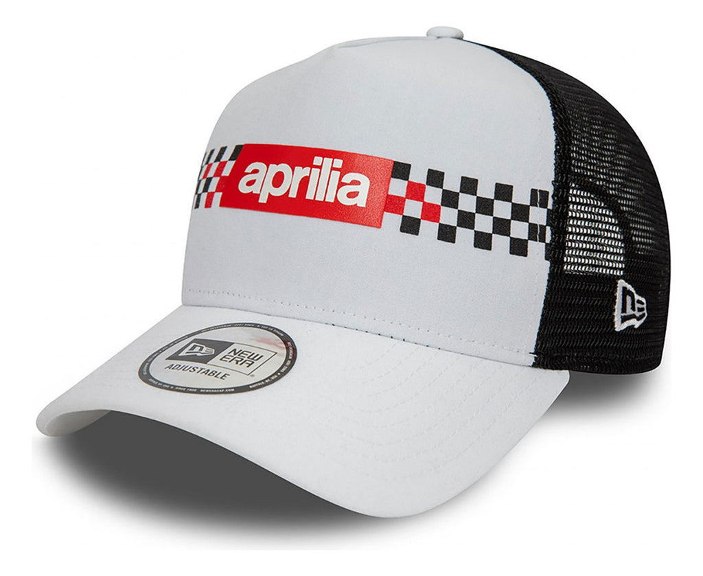 Gorro Aprilia Moto Gp Checker Print Trucker Osfm
