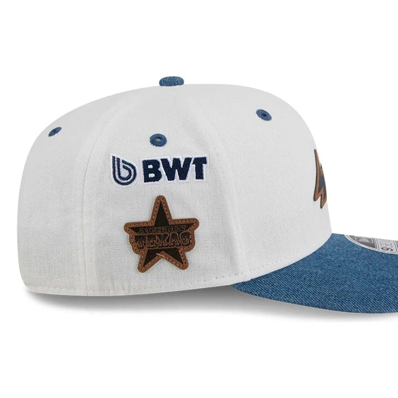 Alpine Cap, Austin Texas Grand Prix 2025 Season, White, Adult Size, Plain