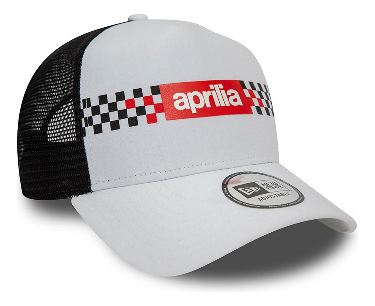 Aprilia Moto Gp Checker Print Trucker Osfm Beanie