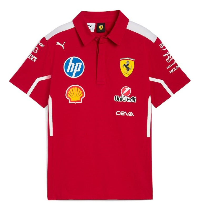 Puma Ferrari F1 Team Polo Shirt Season 2025