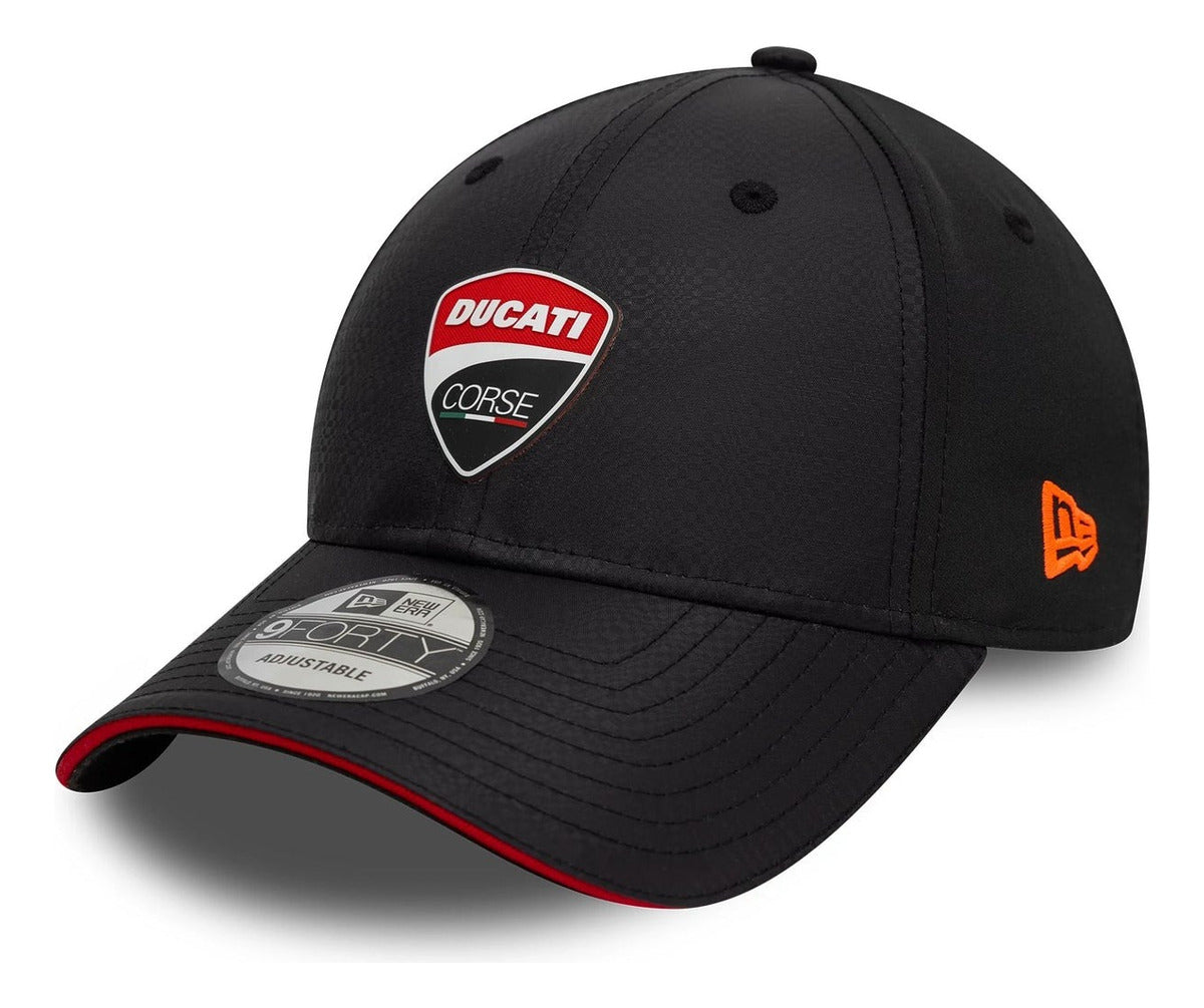 New Era Ducati Gradient Print 9forty Black Curved Visor Cap