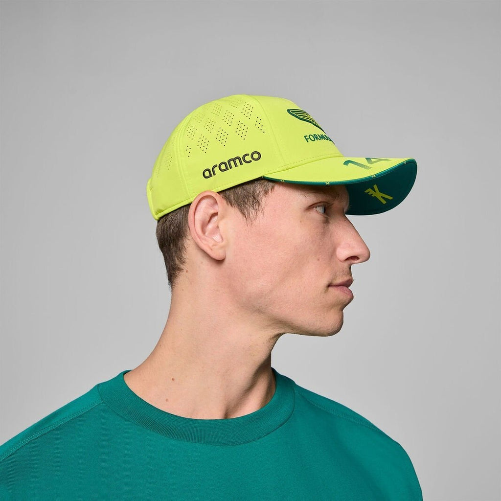 Team Aston Martin Cap Fernando Alonso 2025 Lime Green