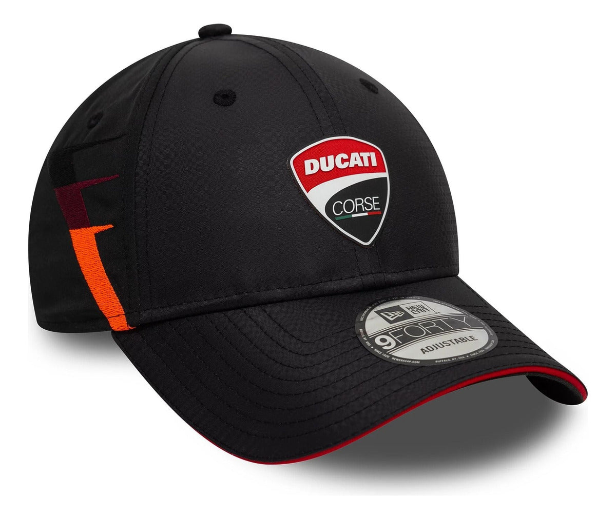New Era Ducati Gradient Print 9forty Black Curved Visor Cap