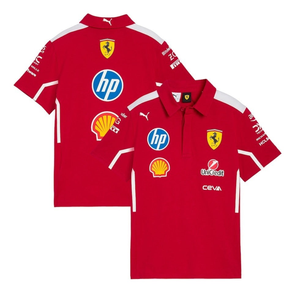 Puma Ferrari F1 Team Polo Shirt Season 2025