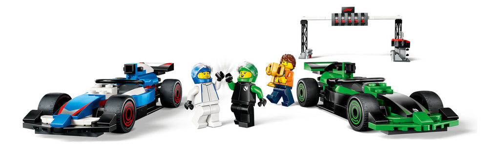 Lego City F1 Car Grid Visa Cash App and Sauber 313 Pieces