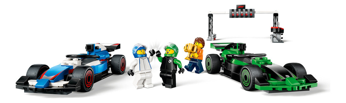 Lego City F1 Car Grid Visa Cash App and Sauber 313 Pieces