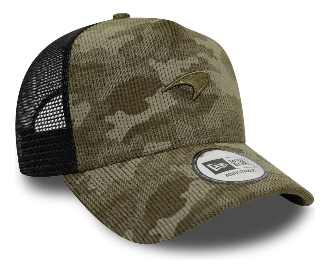 Gorra Mclaren Cord Camo 9forty Ef Trucker Green Temp 2025
