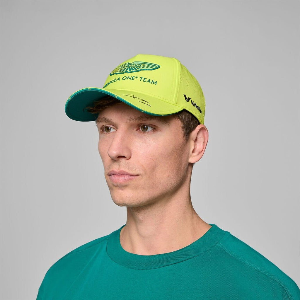Team Aston Martin Cap Fernando Alonso 2025 Lime Green