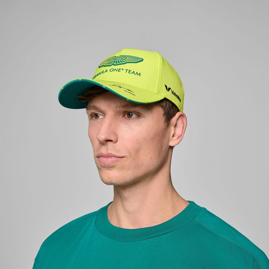 Team Aston Martin Cap Fernando Alonso 2025 Lime Green