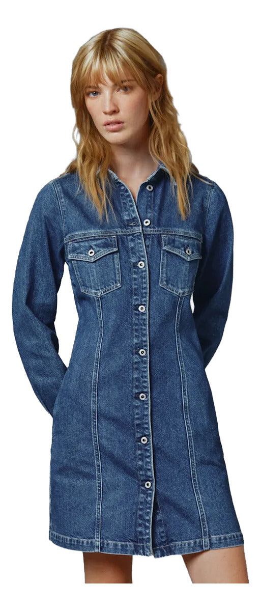 Vestido Mezclilla Red Bull Racing 2024 By Pepe Jeans