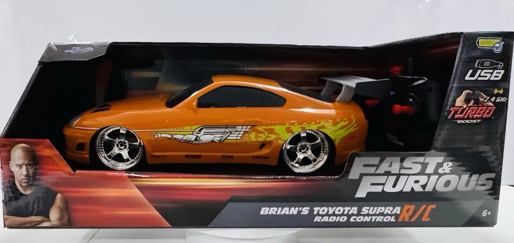 Auto Control Remoto Fast & Furious 1:24 - 1995 Toyota Supra