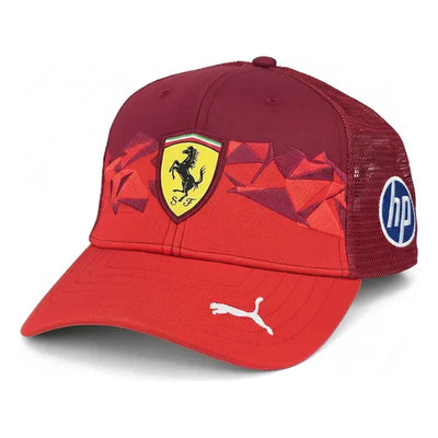 Gorra Scuderia Ferrari GP Las Vegas Trucker Cap F1 Color Rojo Talla Unitalla