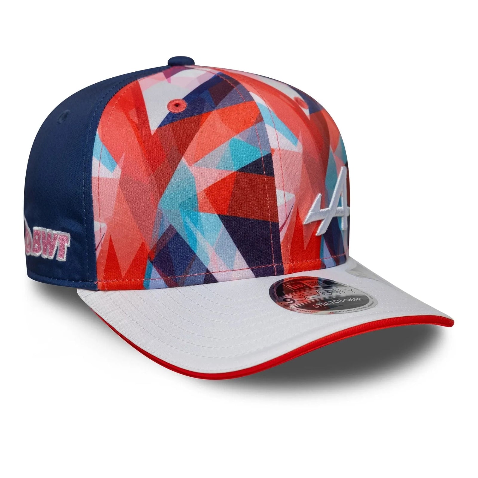 Alpine Racing Silverstone Race Special 9SEVENTY Stretch Snap Cap White