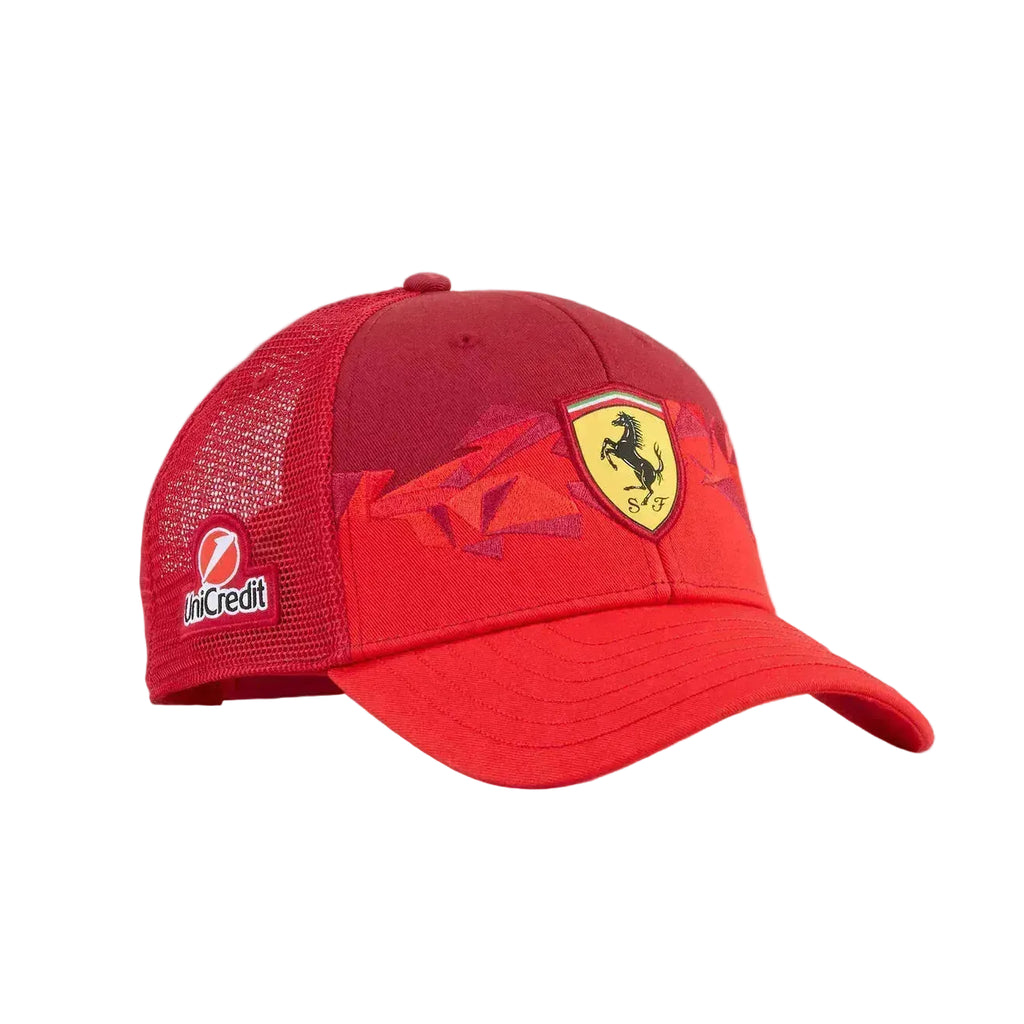 Gorra Scuderia Ferrari GP Las Vegas Trucker Cap F1 Color Rojo Talla Unitalla