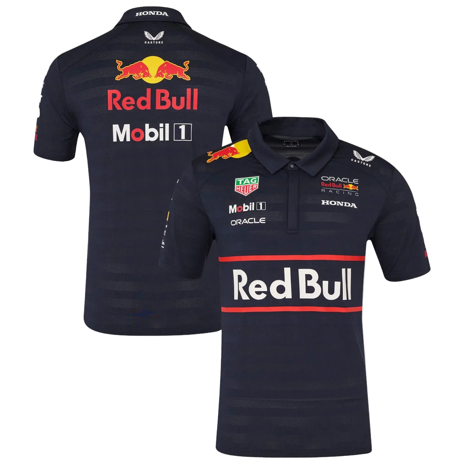 Polera Oracle Red Bull Racing Cuello Polo Team 2025 Castore