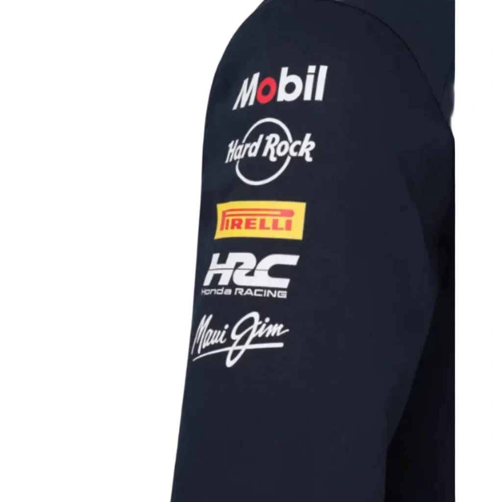 Chaqueta Bomber Red Bull Racing Redbull Team Bomber Jacket Azul Marino 2025