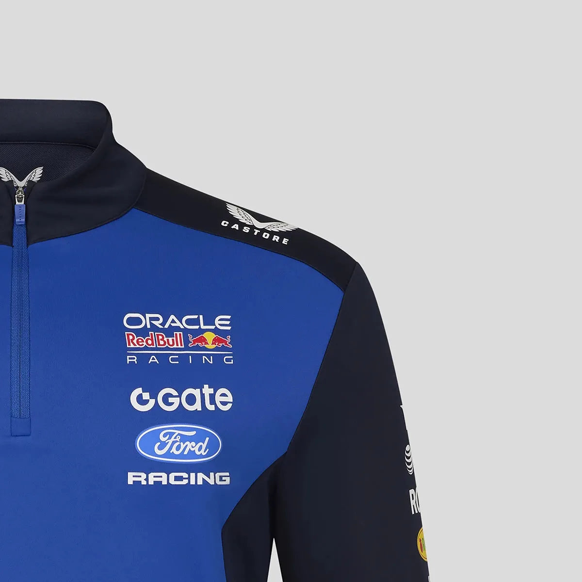 Oracle Red Bull Racing Unisex Teamline Quarter Zip Midlayer - Night Sky TU14187