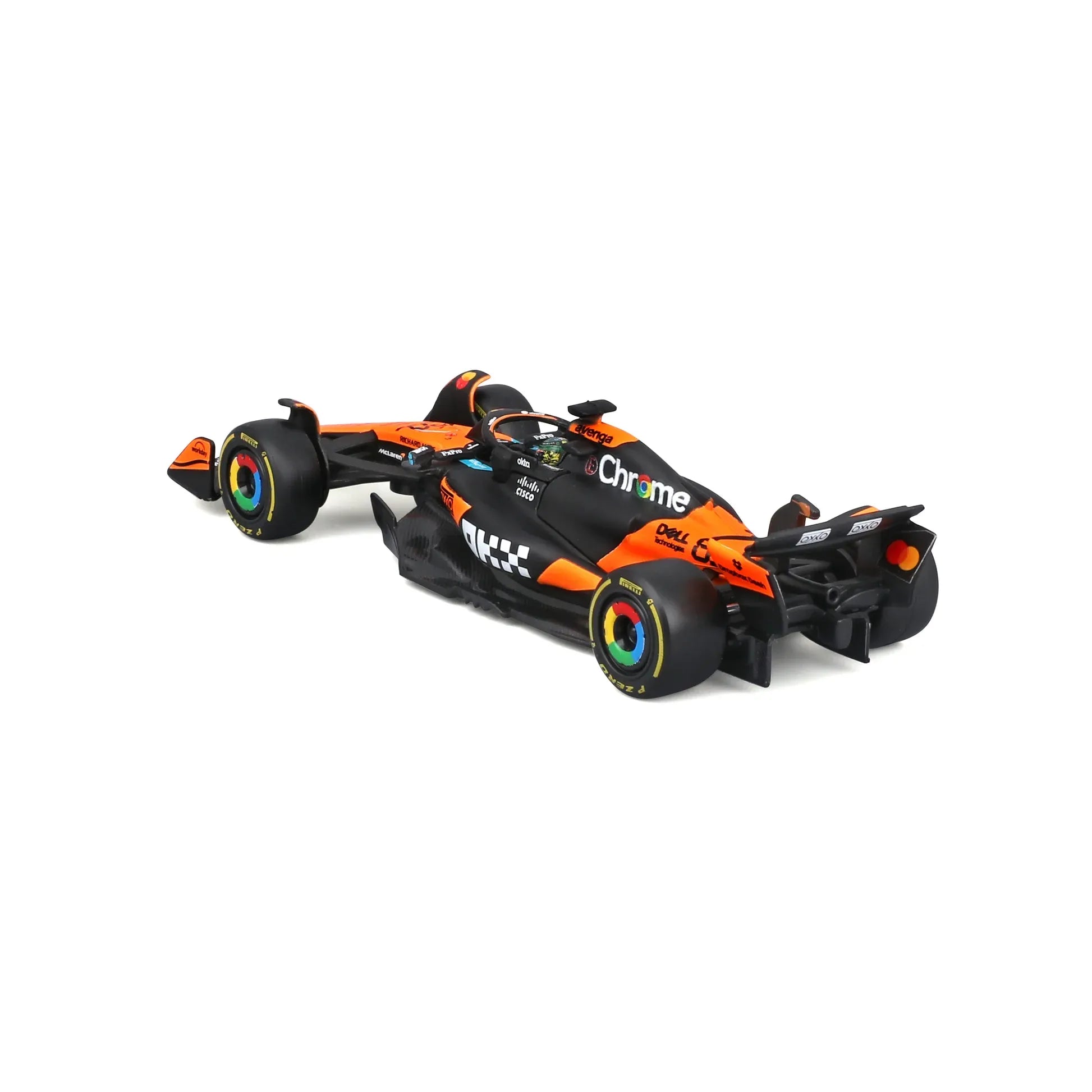 Auto Escala Burago F1 Mclaren MCL39 2025 #4 Oscar Piastri Caja Acrílica Burago 1:43