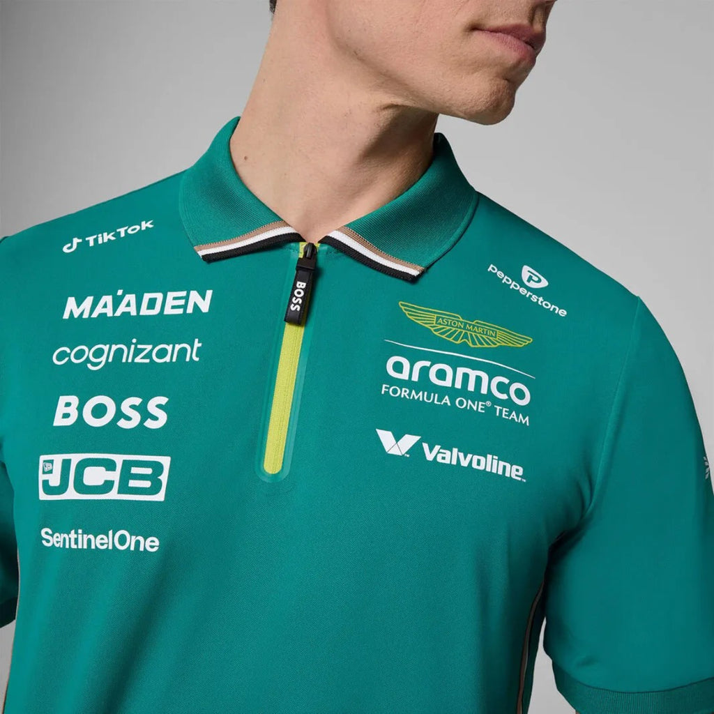 POLERA ASTON MARTIN F1 RP MENS TEAM POLO 2025