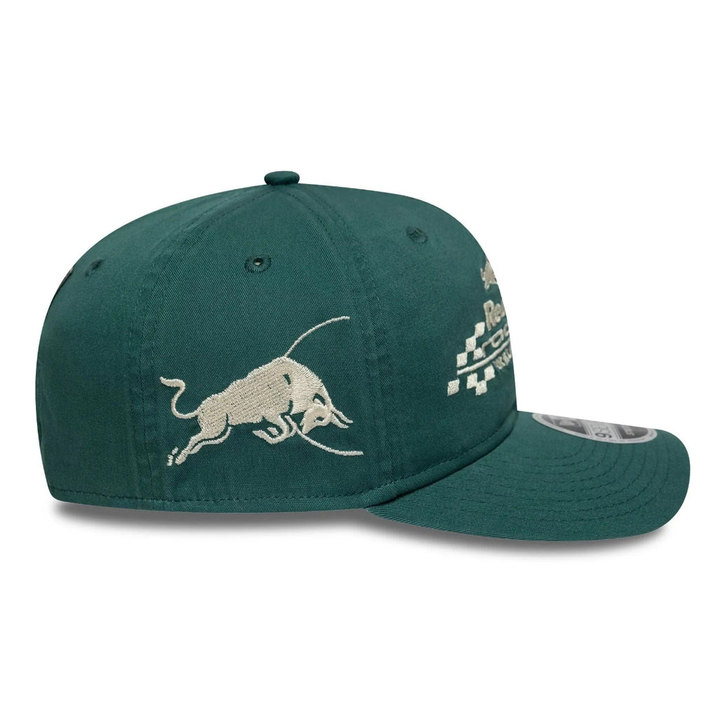 Gorra Redbull Washed Red Bull Racing 9SEVENTY Stretch Snap Verde