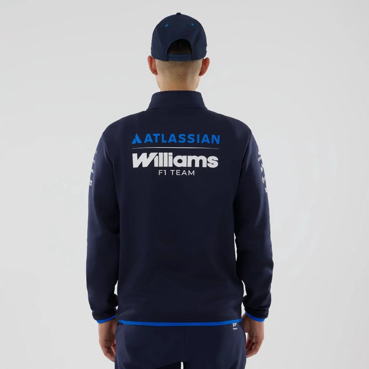 Zip 1/4 NewEra Williams F1 MID LAYER NSN NAVY