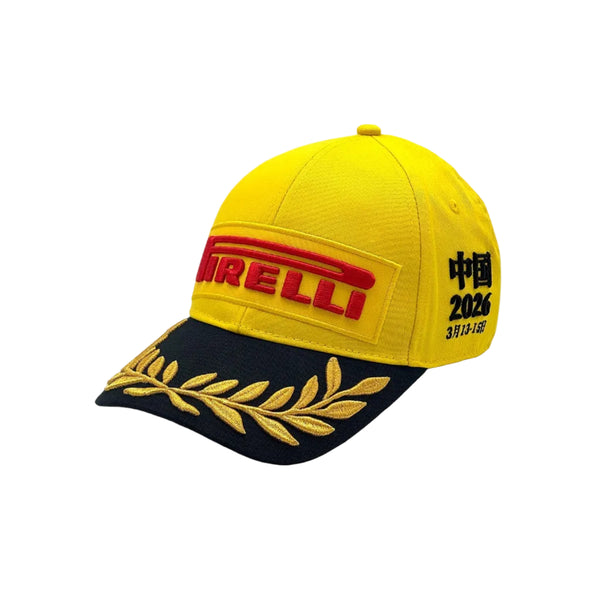 Gorra Oficial Pirelli F1 Podio - Edición Especial Gran Premio de China 2026