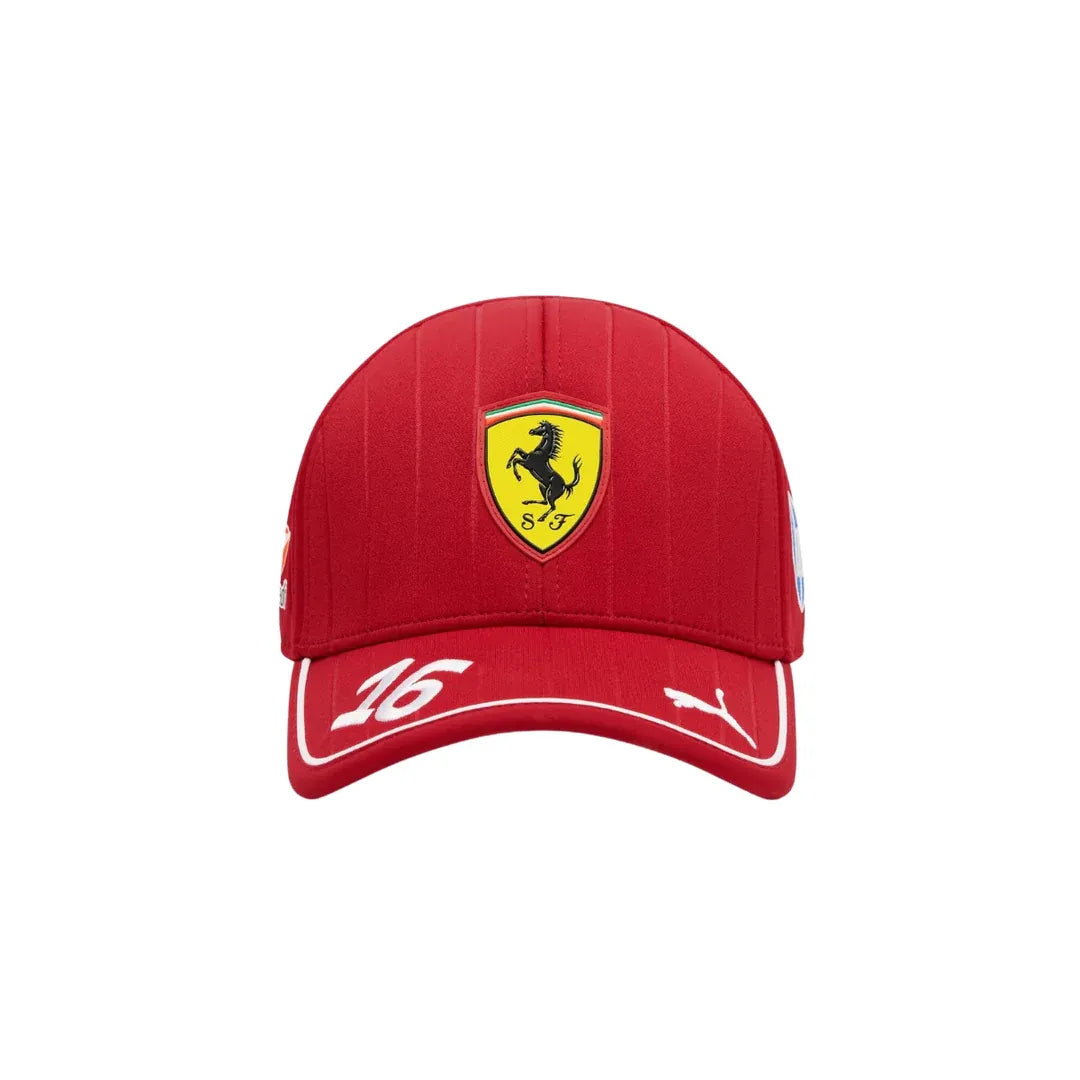 Charles Leclerc Scuderia Ferrari HP 2025 Cap, Dark Cherry Red, 2025 Season